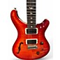 Used 2014 PRS Wood Library Custom 24 10 Top Blood Orange Solid Body Electric Guitar