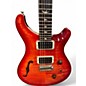 Used 2014 PRS Wood Library Custom 24 10 Top Blood Orange Solid Body Electric Guitar