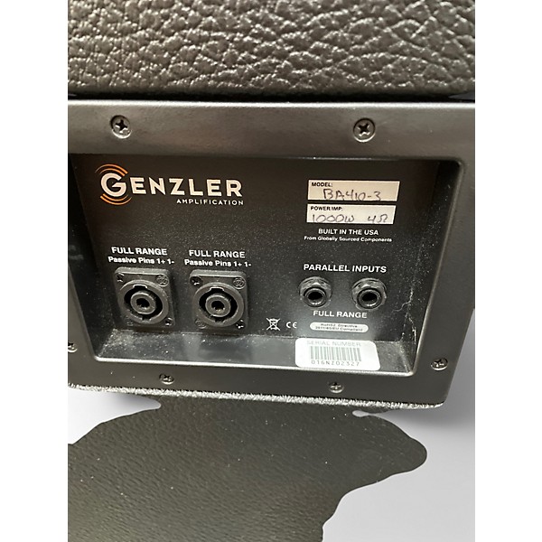 Used Genzler Amplification BA410-3 Bass Cabinet