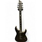 Used Schecter Guitar Research C1 SLS ELITE EVIL TWIN Black Solid Body Electric Guitar thumbnail