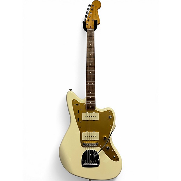 Used Squier Used Squier J Mascis Jazzmaster White Solid Body  