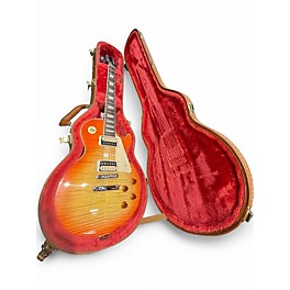 Used 2021 Gibson Les Paul Traditional Pro V Flame Top Cherry Sunburst Solid Body Electric Guitar
