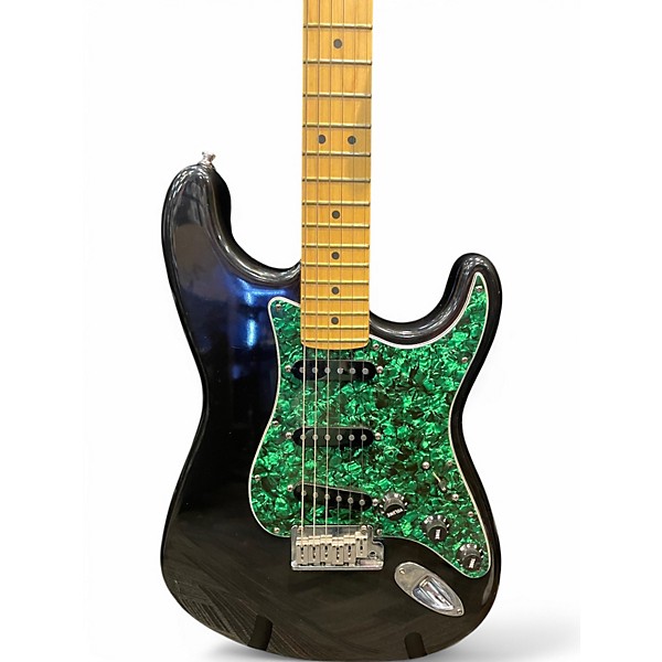 Used 1999 Fender American Standard Stratocaster Black Solid Body Electric Guitar