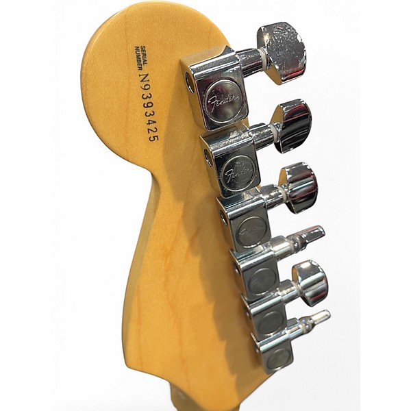 Used 1999 Fender American Standard Stratocaster Black Solid Body Electric Guitar