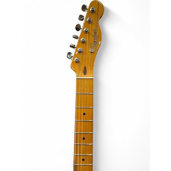 Used Squier Classic Vibe Telecaster Thinline Natural Hollow Body Electric Guitar