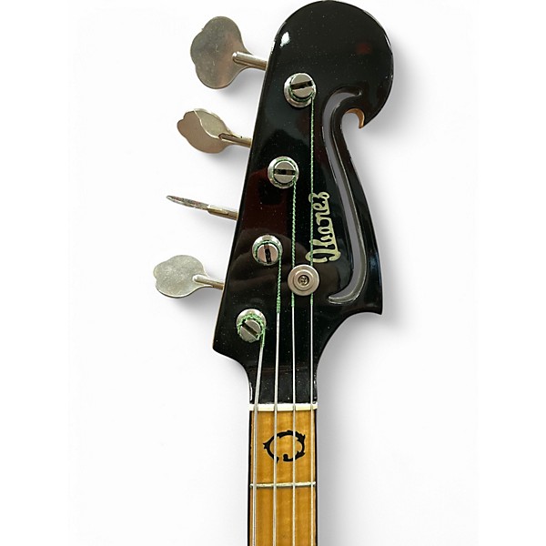 Vintage 1980s Ibanez Black Eagle Black Electric Bass Guitar