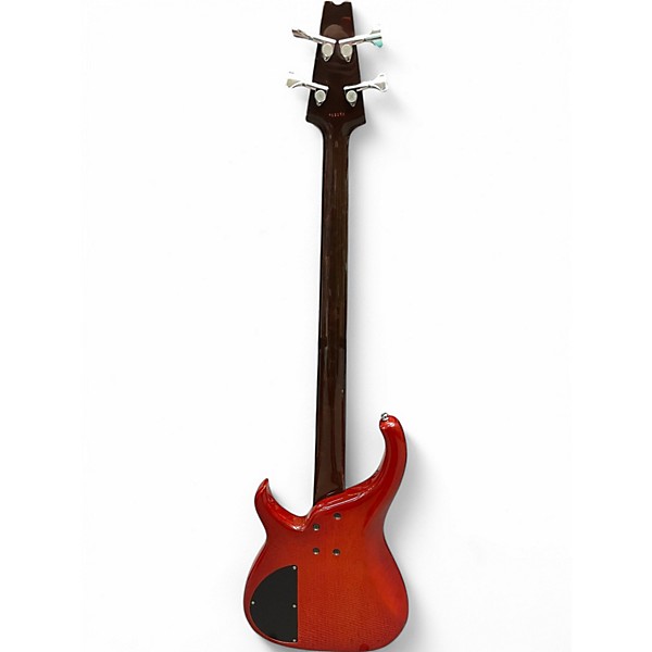 Vintage 2000s Modulus Guitars Quantum Trans Red Electric Bass Guitar