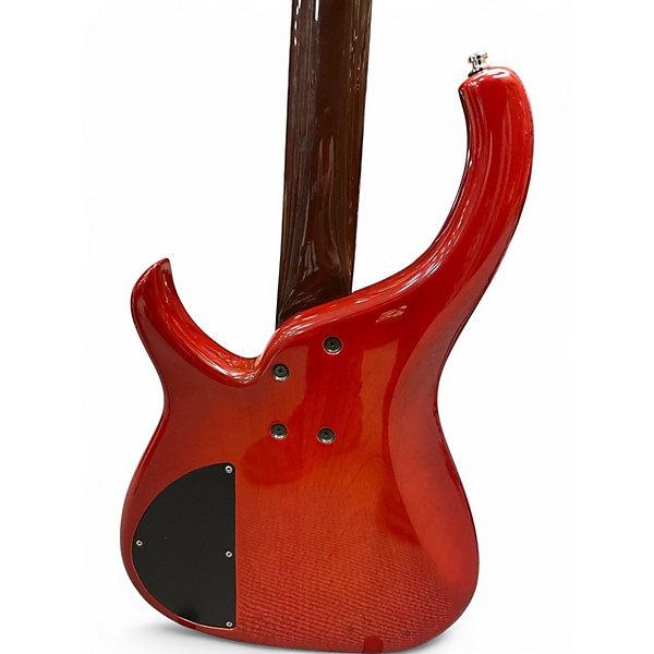 Vintage 2000s Modulus Guitars Quantum Trans Red Electric Bass Guitar