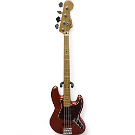 Used Fender Player Plus Active Jazz Bass aged candy apple red Electric Bass Guitar