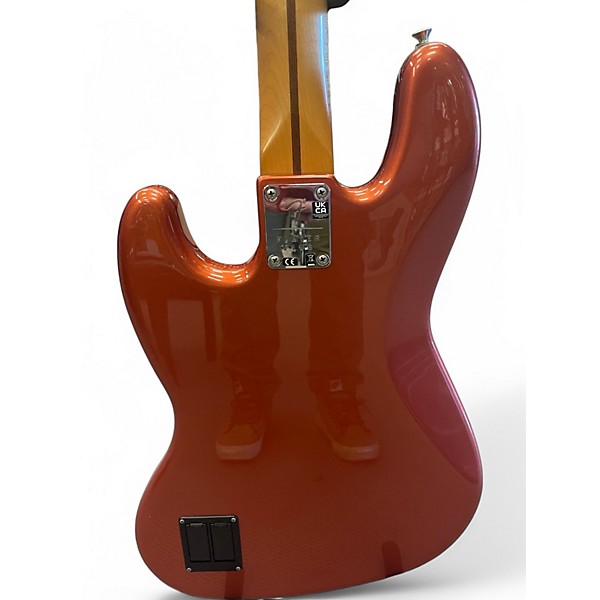 Used Fender Player Plus Active Jazz Bass aged candy apple red Electric Bass Guitar