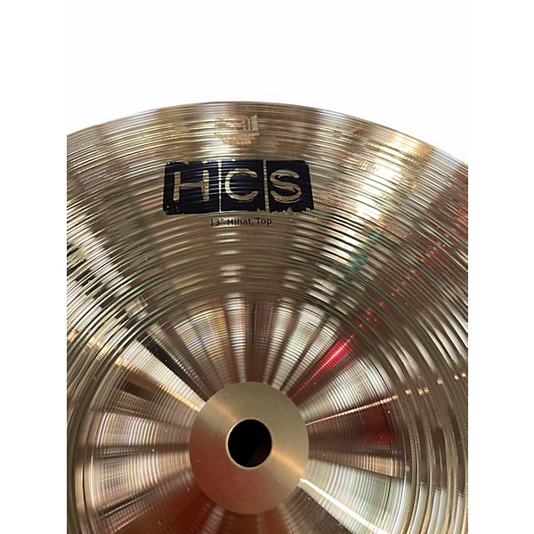 Used MEINL 13in HCS Hi Hat Pair Cymbal