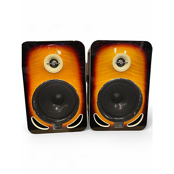 Used Gibson LP6TB REFERENCE MONITORS TOBACCO BURST Powered Monitor