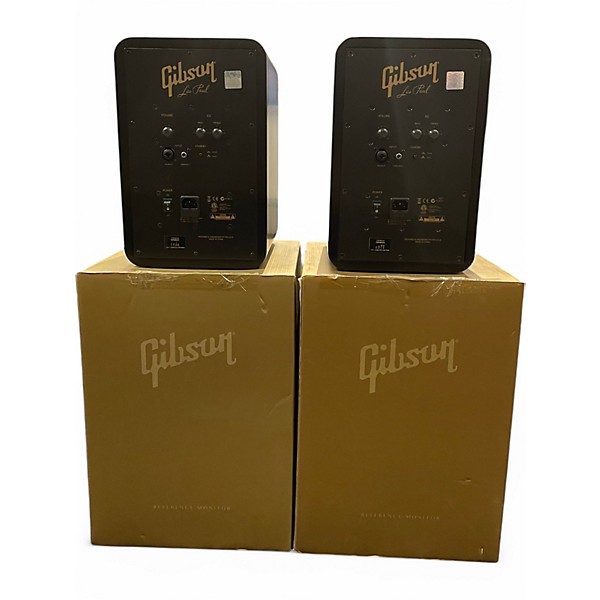 Used Gibson LP6TB REFERENCE MONITORS TOBACCO BURST Powered Monitor