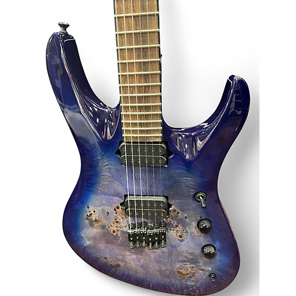 Used Jackson Pro Series Signature Chris Broderick Soloist HT6P TRANSPARENT BLUE Solid Body Electric Guitar