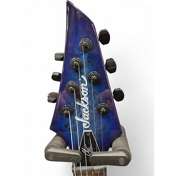 Used Jackson Pro Series Signature Chris Broderick Soloist HT6P TRANSPARENT BLUE Solid Body Electric Guitar