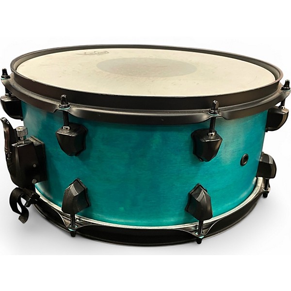 Used SJC Drums 14in PATHFINDER TEAL Drum