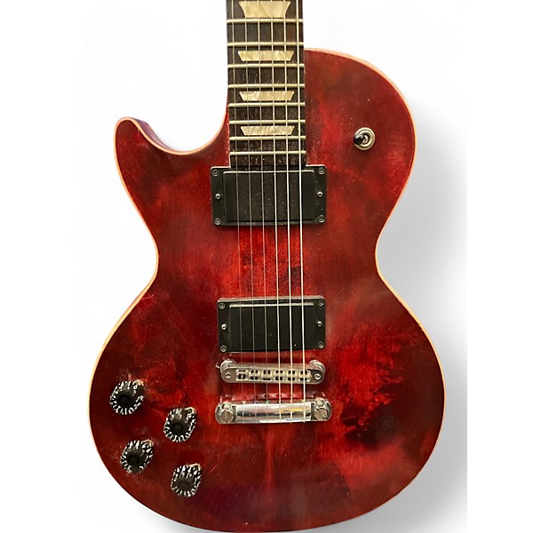 Used 2013 Gibson LES PAUL JR LH Cherry Electric Guitar