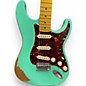 Used Sawtooth es relic series Turquoise Solid Body Electric Guitar