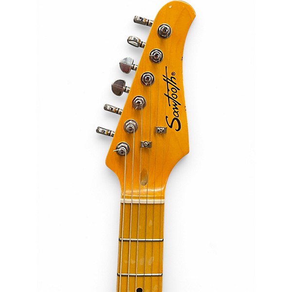 Used Sawtooth es relic series Turquoise Solid Body Electric Guitar