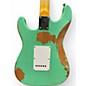 Used Sawtooth es relic series Turquoise Solid Body Electric Guitar