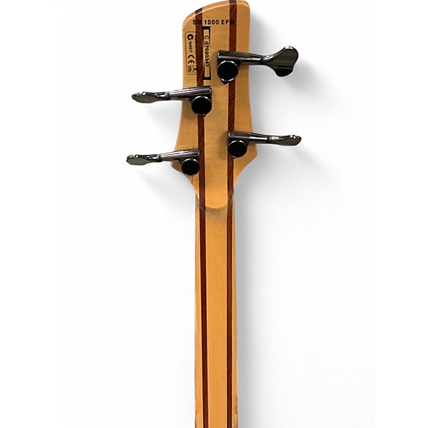 Used Ibanez SR1000EFM Natural Electric Bass Guitar