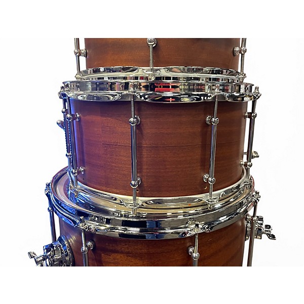 Used Risen Drum Co. 4 Piece 4 Piece Custom Mahogany Shell Pack Mahogany Drum Kit