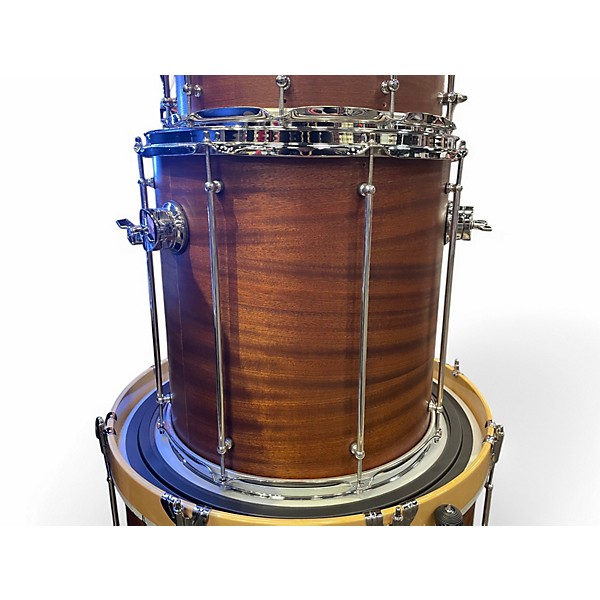 Used Risen Drum Co. 4 Piece 4 Piece Custom Mahogany Shell Pack Mahogany Drum Kit