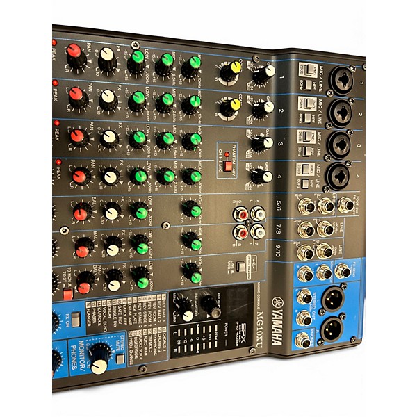 Used Yamaha Used Yamaha MG10XU 10 Channel Mixer with Effects