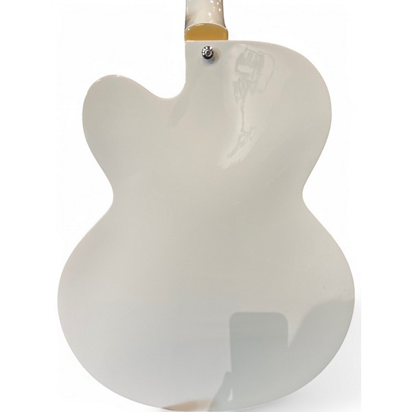 Used D'Angelico EXL-1 White Hollow Body Electric Guitar