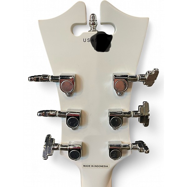 Used D'Angelico EXL-1 White Hollow Body Electric Guitar