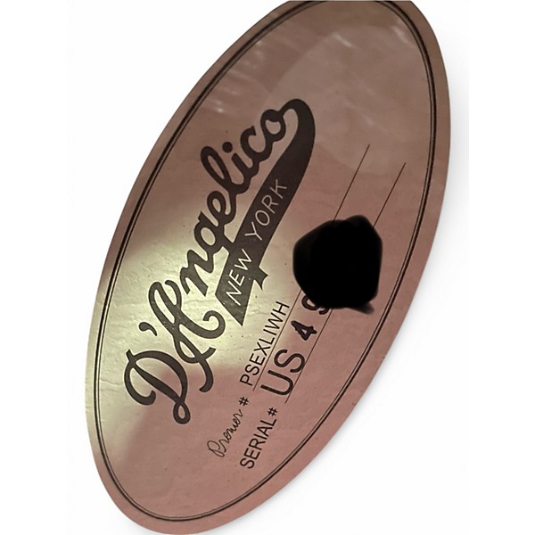 Used D'Angelico EXL-1 White Hollow Body Electric Guitar