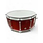 Used Click 6.5X14 Maple Snare Red Sparkle Drum