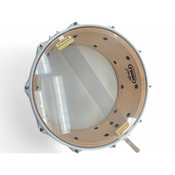 Used Click 6.5X14 Maple Snare Red Sparkle Drum