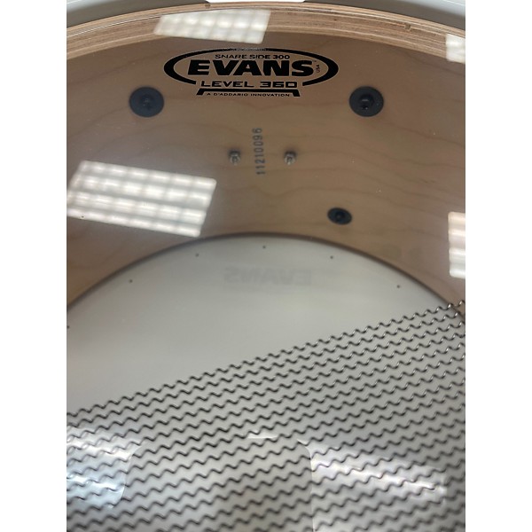 Used Click 6.5X14 Maple Snare Red Sparkle Drum
