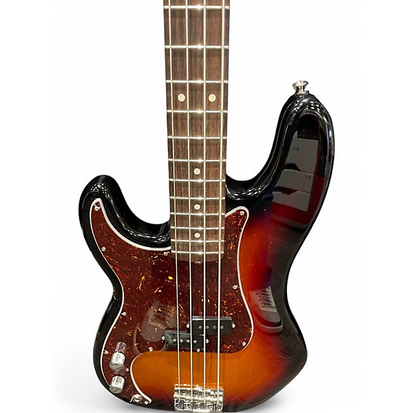 Used 2022 Fender AMERICAN PROFESSIONAL 2  Sunburst Electric Bass Guitar