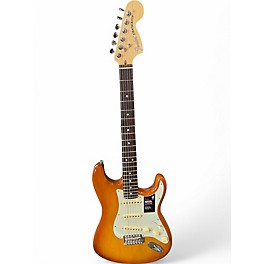 Used 2022 Fender AMERICAN PERFORMER STRATOCASTER Honey Burst Solid Body Electric Guitar