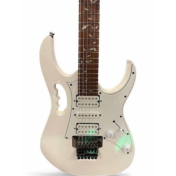 Used Ibanez JEMJR WHITE Solid Body Electric Guitar