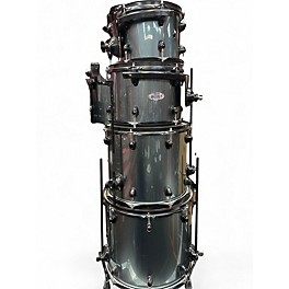 Used PDP by DW 8 Piece DOUBLE DRIVE Metallic Green Drum Kit