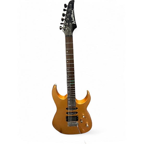 Used Washburn WR150 GOLD SPARKLE Solid Body Electric Guitar