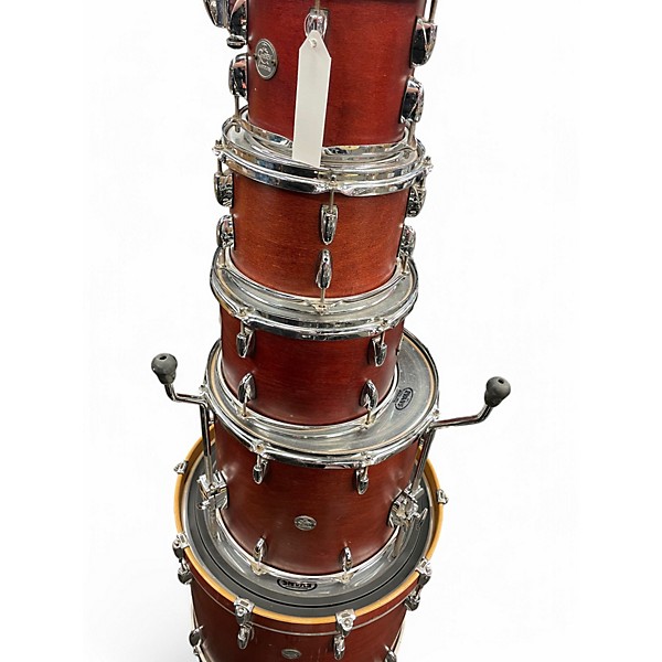 Used Gretsch Drums 5 Piece Marquee Satin Cherry Red Drum Kit