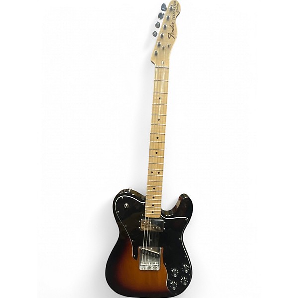 Used Fender American Vintage 1972 Telecaster Custom 3 Tone Sunburst Solid Body Electric Guitar