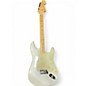 Used Fender Deluxe Stratocaster Pearl White Solid Body Electric Guitar thumbnail