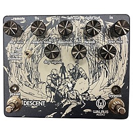Used Walrus Audio Descent Reverb Effect Pedal