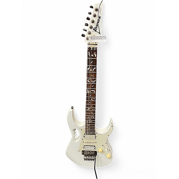 Used Ibanez JEMJR WHITE Solid Body Electric Guitar