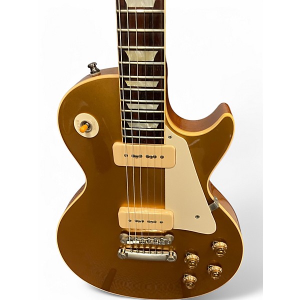 Used 2005 Gibson LPR6 1956 Les Paul Reissue Gold Top Solid Body Electric Guitar
