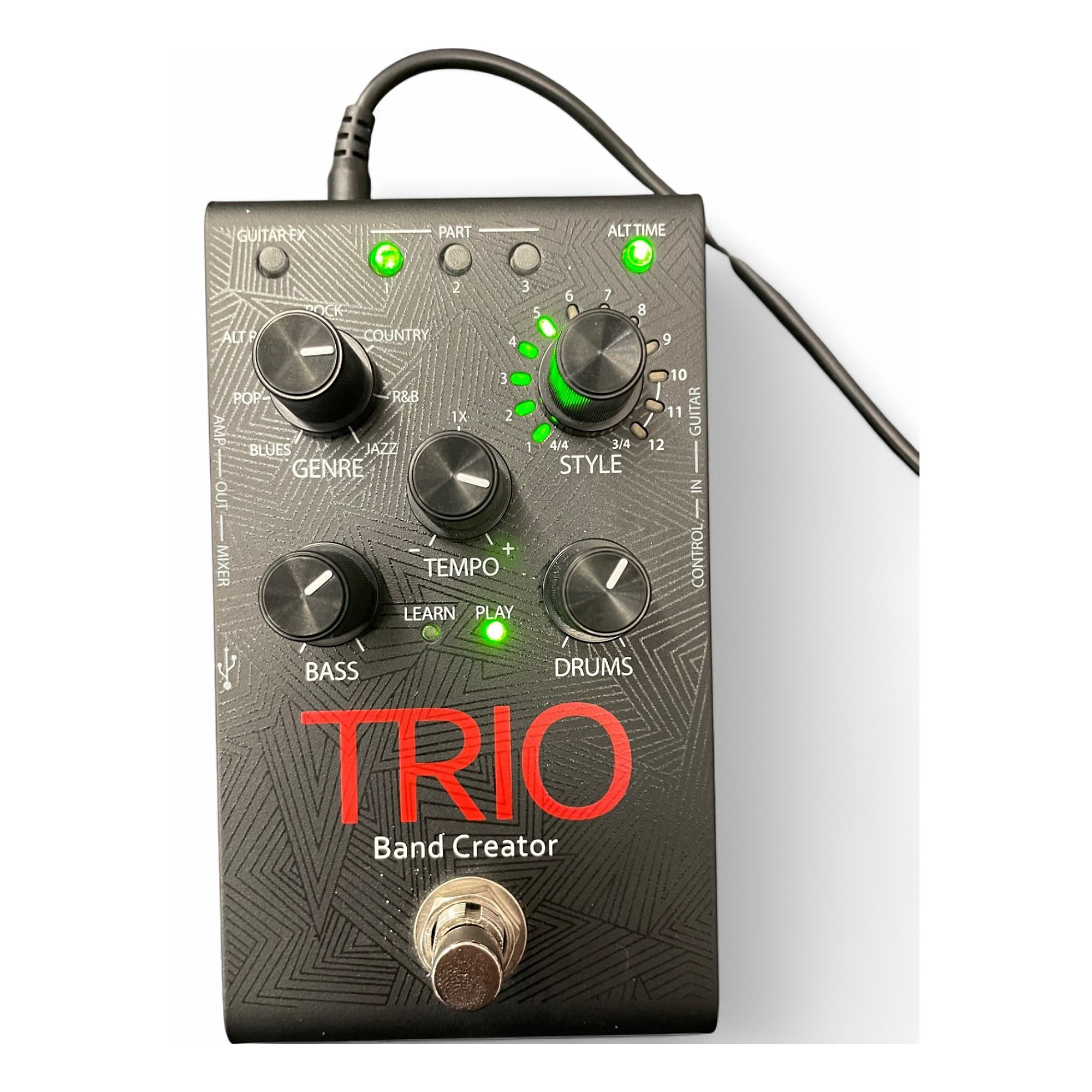 DigiTech TRIO+ Band Creator + Looper Guitar Effects Pedal