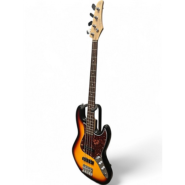 Used Nashville Guitar Works NGW220SB 3 Tone Sunburst Electric Bass Guitar