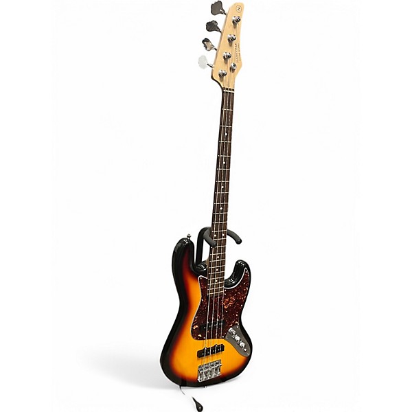 Used Nashville Guitar Works NGW220SB 3 Tone Sunburst Electric Bass Guitar