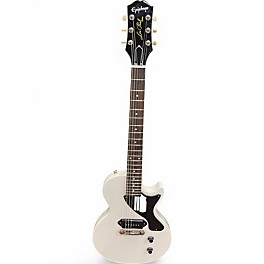 Used Epiphone BILLIE JOE ARMSTRONG LES PAUL JR Alpine White Solid Body Electric Guitar
