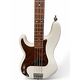 Used Fender Player Precision Bass Left Handed White Electric Bass Guitar